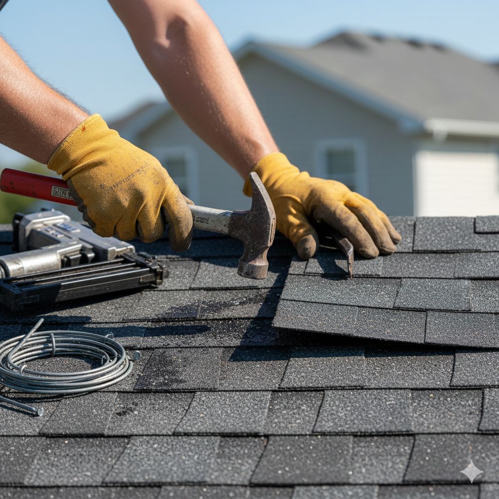 Professional roof repair in Spring TX